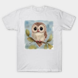 Cute Owl Art 1 T-Shirt